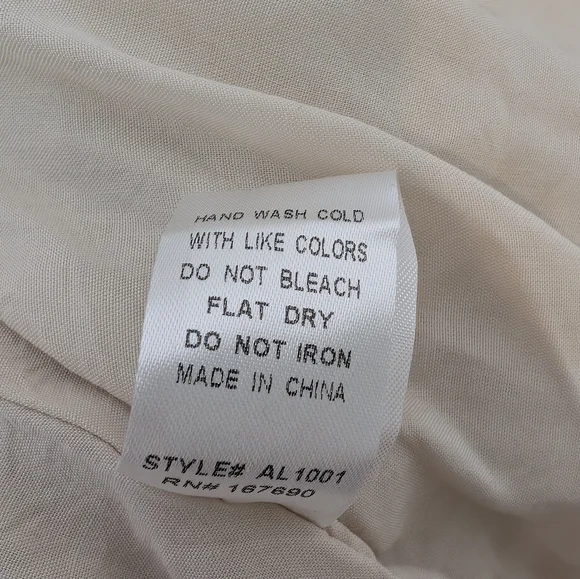 Amazing Lace My Queen Sequin Babydoll Dress in Champagne - Picture 7 of 8